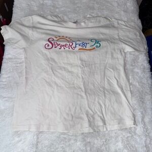 Vintage SummerFest 95 T Shirt‎ Hanes Heavyweight Menswear